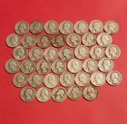 Roll of 40 Washington Quarters 90% Silver $10 Face