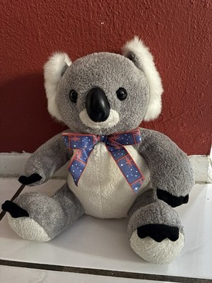 Vintage Corroboree Plush Gray White Koala Bear Stuffed Animal Austrailia 10 