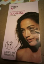 Beauty 360 Charcoal Hydrogel Soothing Eye Masks 6 Count (3 Pair)