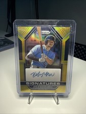 2023 Prizm Baseball Kyle Manzardo Chrome Signatures Auto Gold /10 # sig-km