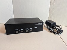 STARTECH SV431DDVDUA 4-PORT DVI VGA DUAL-MONITOR USB KVM SWITCH
