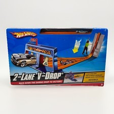 Hot Wheels V-Drop Super Velocity Track Set 7' Drop P2847 2007 Sealed