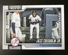 2026 Topps Series 1 Celebration Jazz Chisholm Dugout Peeks  #308