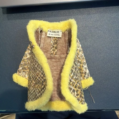 FRANCIE DOLL Coat SNAKE CHARMER 1245 Mattel 1965 Clothes Jacket MOD BARBIE VTG