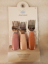 Cloud Island Stainless Steel Forks - Pack of 3