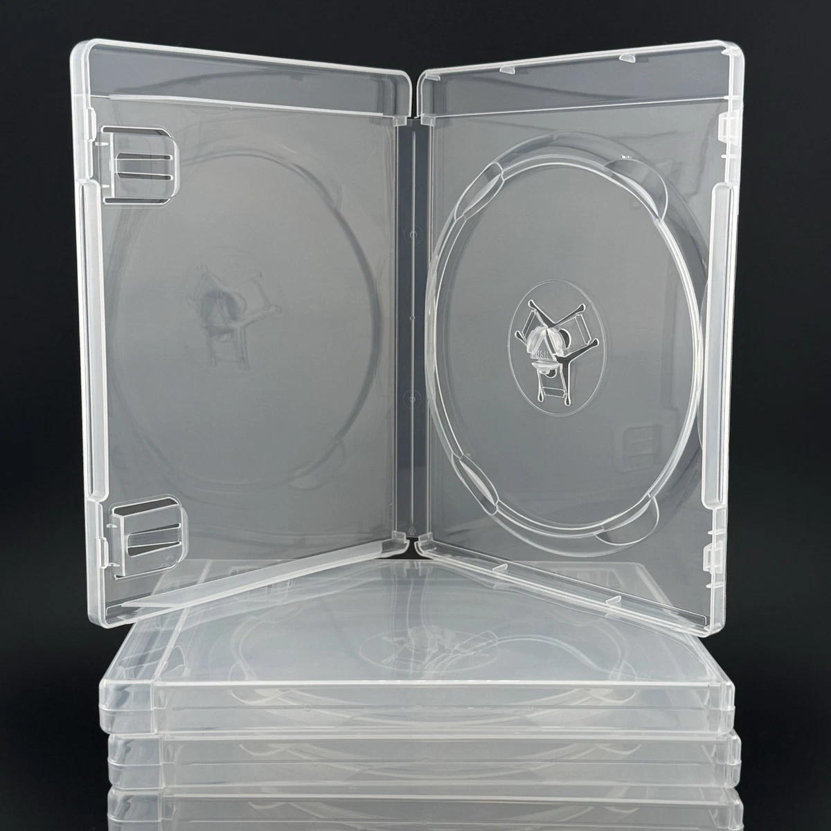 PS3 Playstation 3 OEM Empty Replacement Game Case, Clear, With PlayStation Logo