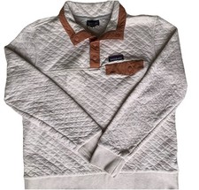 Women's sz S Patagonia 25282 Organic Cotton Quilt Snap-T Pullover Sweater Jacket
