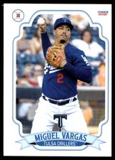 2021 Miguel Vargas Choice Minor League Rookie Card RC Tulsa Drillers. rookie card picture