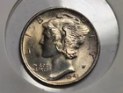 1943 S  Mercury Dime BU Silver (W5)