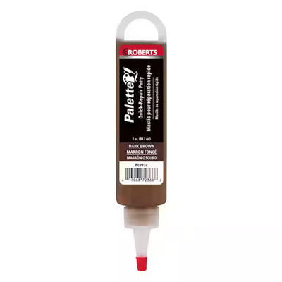 Palette Quick-Repair Putty 3 oz. Dark Brown for Wood, Laminate , and Vinyl Floor
