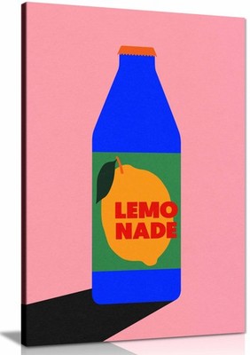 Lemo Nade gerahmter Leinwanddruck, Bilder für Wohnwände Deko