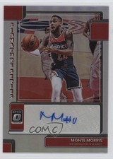 2022-23 Panini Donruss Optic Signature Series Holo Prizm Monte Morris Auto 1ti6