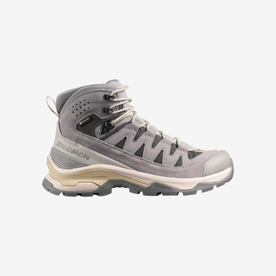 SALOMON Women's Quest Echo Gore Tex Hiking Boot - 7.5 - Gull Paloma