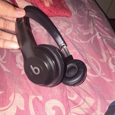 Beats by Dr. Dre Black Over-Ear Headphones Foldaway 3.5mm Jack with Case  Cable