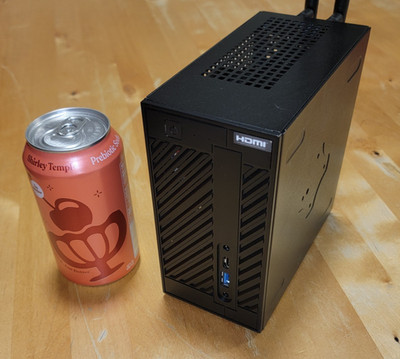 ASRock DeskMini A300 Mini PC Ryzen 5 3400G 32GB RAM 512GB NVMe SSD Win11 WiFi 6