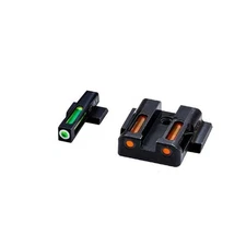 Hi Viz LiteWave H3  / Litepipe Night Sight Set for Smith & Wesson Shield - Green