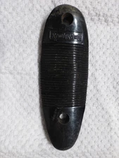 Vintage REMINGTON Shotgun Plastic Buttplate. Measures Approx. 4 3/4" x 1 5/8" #3