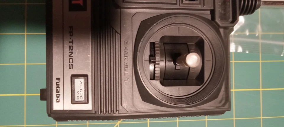 FUTABA FP-T2NCS ATTACK-SPORT TRANSMITTER & RECIEVER. 75MHz 2CH #74 RX,TX. TESTED - Image 4 of 4