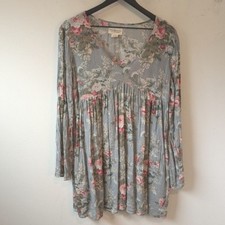 Denim & Supply Ralph Lauren Women's Cottagecore Floral Babydoll Mini Dress M