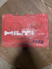 Hilti DX 350 Pulverbetätigter Kolbenantrieb Werkzeugsatz mit rotem Koffer, rot/schwarz