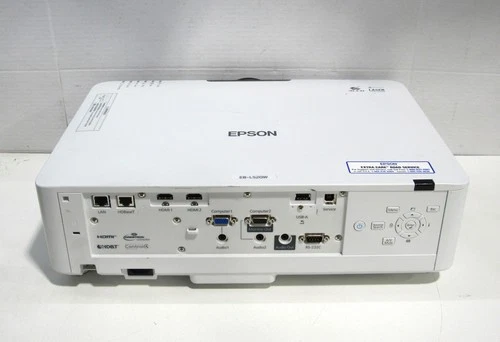 Epson PowerLite EB-L520W 3LCD WXGA Projector 5200 Lumens 462 Hours Tested