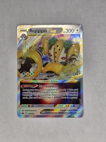 REGIGIGAS VSTAR 114/159 CROWN ZENITH  Pokemon NM