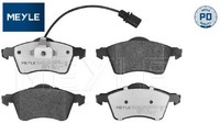 Meyle 0252188519/PD Bremsbelagsatz FüR Scheibenbremse Bremsbelagsatz FüR VW