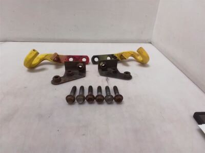 Jeep JK Wrangler OE Rubicon Hardrock Rear Yellow Tow Hooks Pair 2013-2017 153566