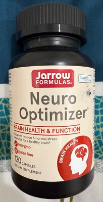 Jarrow Formulas Neuro Optimizer, 120 Capsules Exp07/2025+ New Fast Shipping