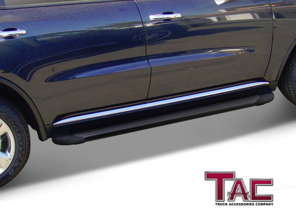 For 2011-2025 Dodge Durango 6" Aluminum BLK Running Boards Side Steps Nerf Bars Foto 3 de 4