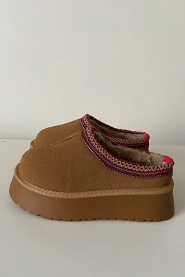 Mules/Sabots/ Chaussons hiver femme neuves à plateforme d'une excellente qualité - Photo 1/4