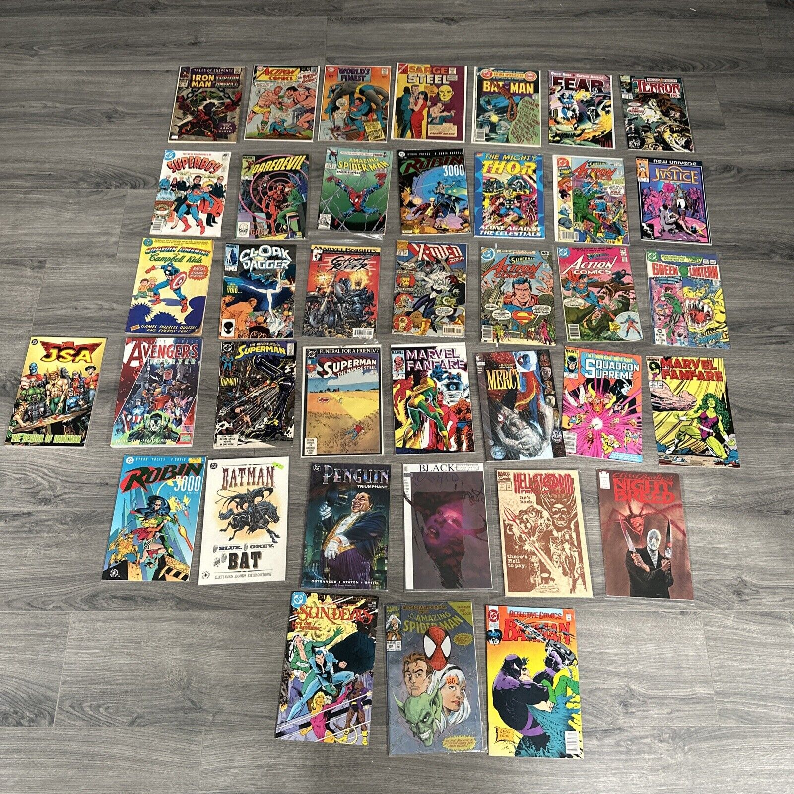 Lot of 38 Super Hero Comic Books Marvel DC Green Lantern,the Amazing Spider-man