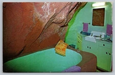 Bathtub Hole N The Rock Home Moab Utah UT c1950 Unposted Vintage Postcard
