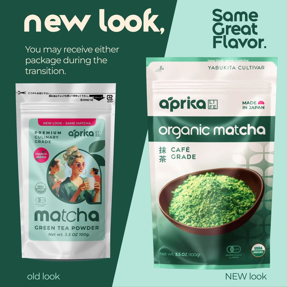 Polvo de té verde Matcha japonés orgánico de grado culinario premium sin azúcar 100 g Foto 2 de 4