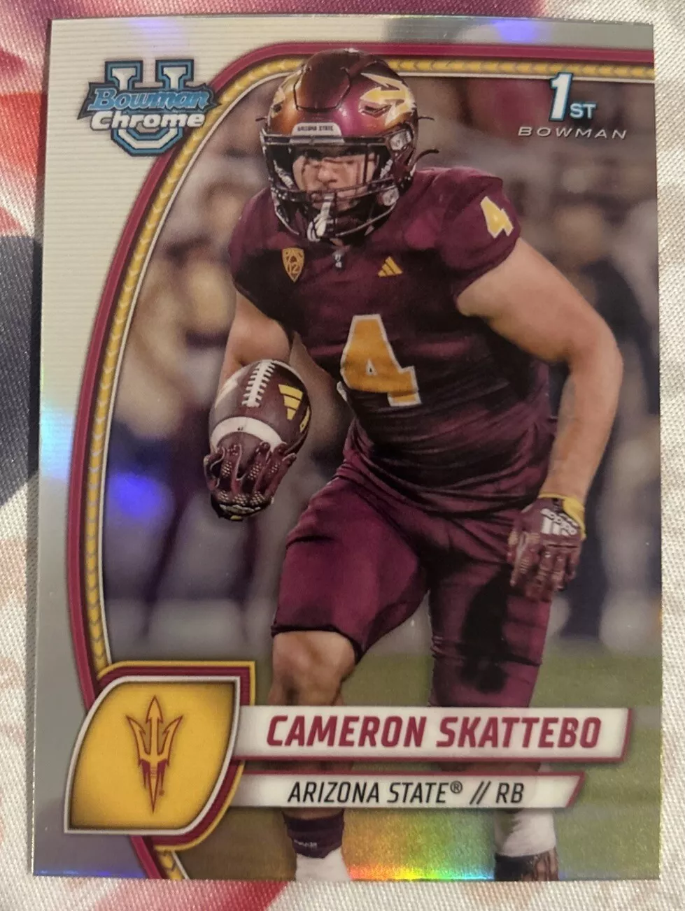 Cameron Skattebo trading card