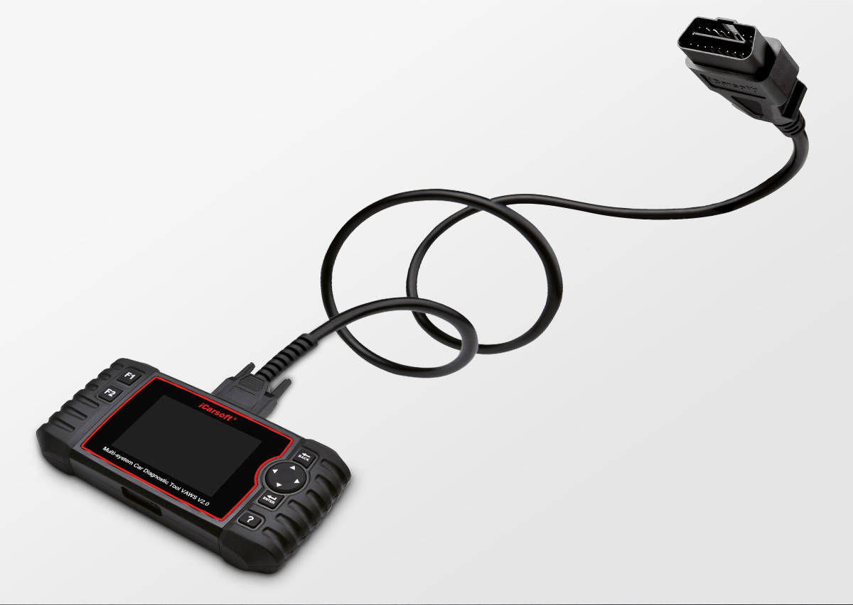 iCarsoft VAWS V4.0 OBD2 Diagnostica per VW/Audi/Skoda/Seat + 2 Marche Opzionali, Diagnosi Auto Professionale di Tutti i Sistemi, 42 Servizi per VAG, Test Bidirezionale, Auto VIN, Aggiornamento WiFi
