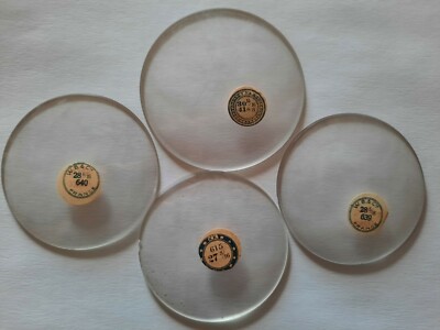 CLOCK / GAUGE / INSTRUMENT-EXTRA LARGE DOMED GLASS CRYSTALS 50.0 to 70.9mm) NOS