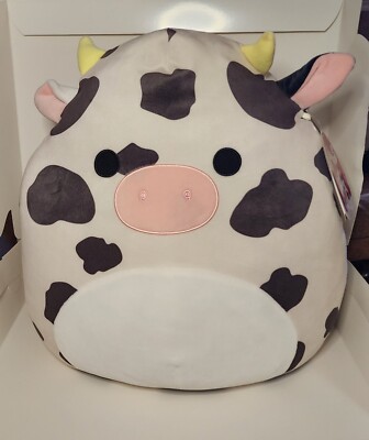 Colin the Cow Squishmallow Valentines 16 inch BNWT Walgreens Special