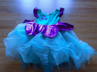 Size 5-6 Gymboree Dragonfly Fairy Halloween Costume Tutu Dress Turquoise  Purple