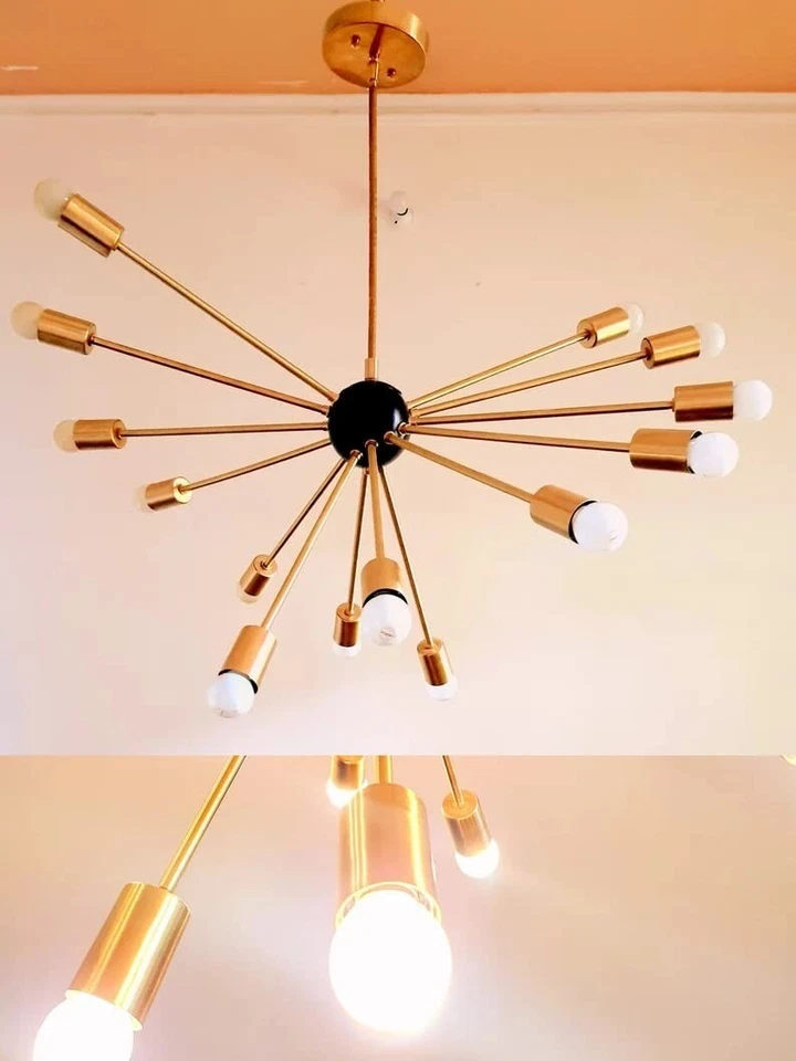 Antigua araña clásica moderna 14 brazos últimos diseños comedor pasillo decor... - Imagen 4 de 4