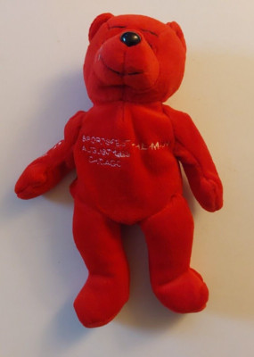 STAN MUSIAL #6 - MLB -  AUGUST 1999 CHICAGO SPORTSFEST PROMO BEANIE BEAR