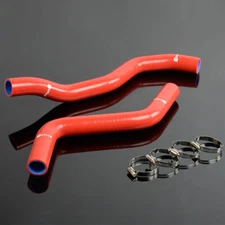 Silicone Radiator Hose Kit Red Fit For 1995-1999 Mitsubishi Eclipse DSM 4G63T 2G