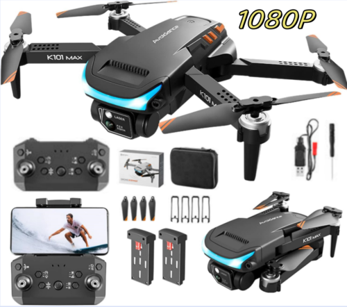 Drohne mit HD Kamera 1080P HD FPV-Kamera Hindernisvermeidung Höhenhaltung Drohne - Bild 1 von 8
