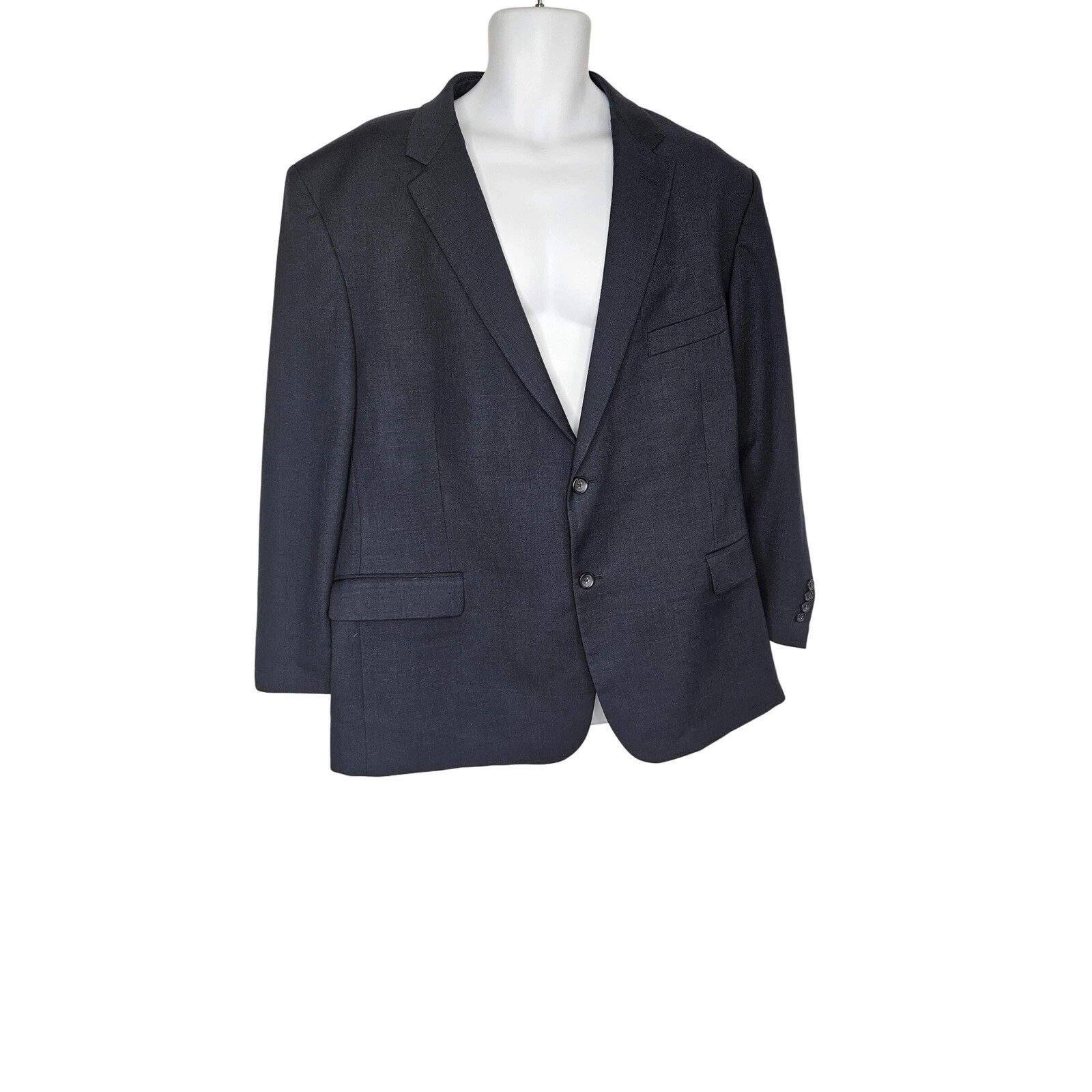 Pronto Uomo Platinum Blazer Sport Coat Two Button Blue Mens Size Unknown