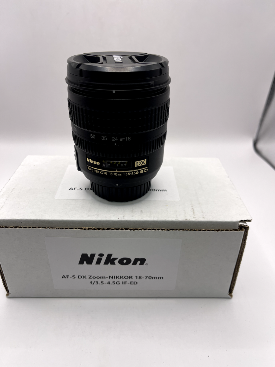 Open Box) Nikon AF-S DX Nikkor 18-70mm f/3.5-4.5 G ED IF Zoom Lens