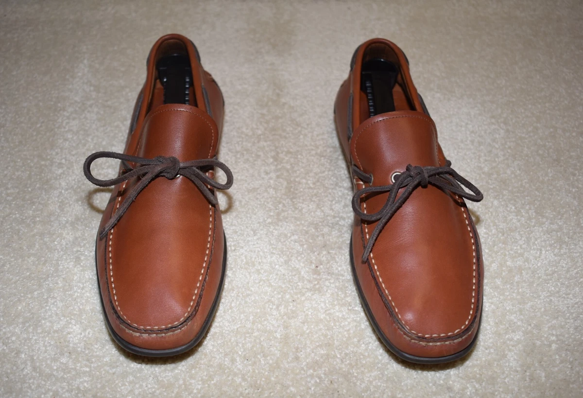 Salvatore Ferragamo Leather Upper Brown Dress Shoes for Men  display picture 2