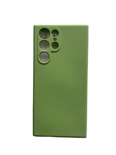 Silicone s22 ultra Phone case Slim Fit Green - Afbeelding 1 van 6
