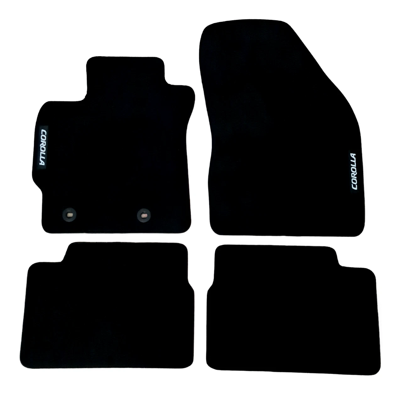 For Toyota Corolla Car Floor Mats Velour Waterproof Black Carpet Auto Liners New