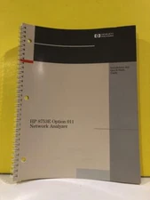 HP 08753-90372 8753E Option 011 Network Analyzer Installation/Quick Start Guide
