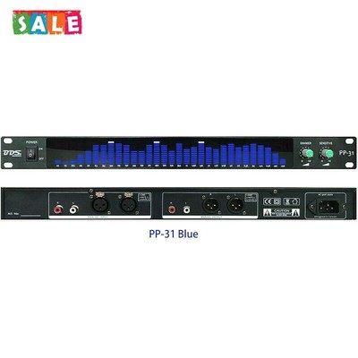 BDS PP-31 Blue Digital Audio SpectrumAnalyzer Display 1U Music Spectrum VU Meter